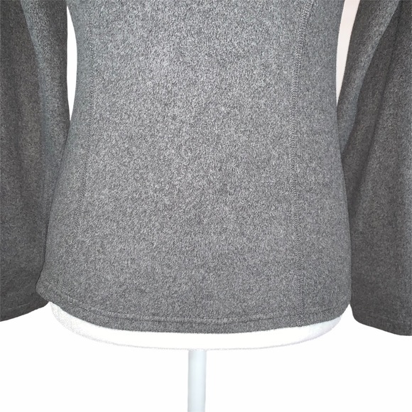 ⏰The North Face XS grey fleece pullover zip jacket - Picture 11 of 15
